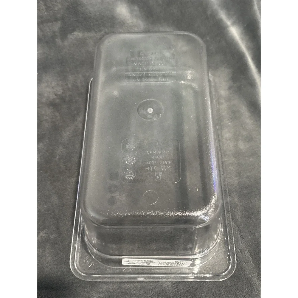 Cambro‎ Camwear 44CW135 Food Pan, 1/4 by 4-Inch, Clear